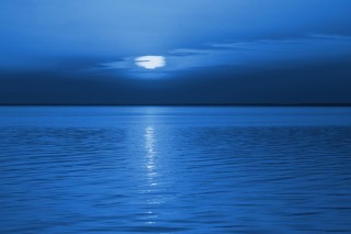 The sky at dusk - Classic Blue